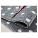ELIS DESIGN Dětský koberec - Hlava jednorožce barva: šedá x růžová, rozměr: 160x230