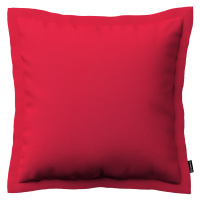Dekoria Mona - potah na polštář hladký lem po obvodu, červená, 45 x 45 cm, Quadro, 136-19