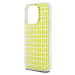 DKNY PC/TPU Repeat Pattern kryt iPhone 15 Pro žlutý