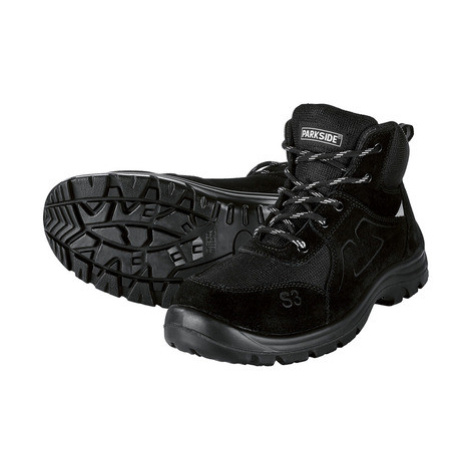 PARKSIDE® Pánská kožená bezpečnostní obuv S3 (41, černá)