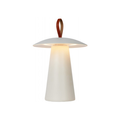LA DONNA - Stolní lampa Venkovní - Ø 19,7 cm - LED stm. 3 kroky - 1x2W 2700K - IP54 - bílá LUCIDE