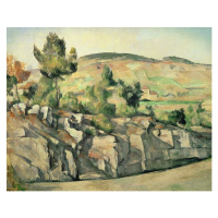 Obrazová reprodukce Hillside in Provence, c.1886-90, Paul Cezanne, 40 × 30 cm