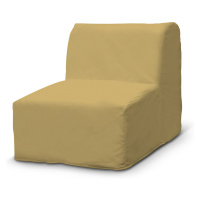Dekoria Potah na křeslo Lycksele jednoduchý, matně žlutá, fotel Lycksele, Cotton Panama, 702-41