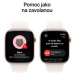 Apple Watch Series 10 46mm Růžově zlatý hliník se světle ruměnným sportovním řemínkem S/M