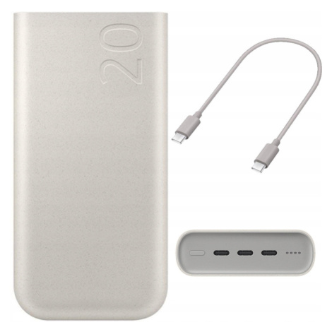 Powerbanka, baterie pro telefon Samsung kabel Usb-c, 45W, Pd, 20000 mAh