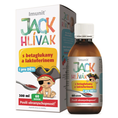Imunit Jack Hlívák Sirup s betaglukany a laktoferinem 300 ml