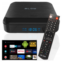 Smart Box Tv Android Bluetooth 4K Wifi Přehrávač Hdmi Usb Dálkové Ovládání Nástavec