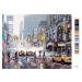 Malování podle čísel - RUŠNÁ ULICE V NEW YORKU (RICHARD MACNEIL) Rozměr: 40x50 cm, Rámování: bez