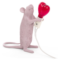 Seletti designové stolní lampy Mouse Lamp Step Love USB