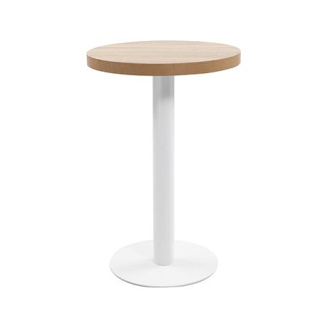 Bistro stolek světle hnědý 50 cm MDF SHUMEE