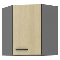 Kuchyňská Skříňka SCANDI jedle/Antracit 60X60 GN-72 2F (45°)