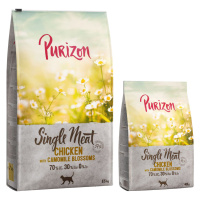 Purizon 6,5 kg + 800 g zdarma - Single Meat kuřecí s květy heřmánku 6,5kg + 800g zdarma