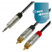 Adam Hall K4YWCC Kabel Audio 2xRCA Jack 3.5 6m