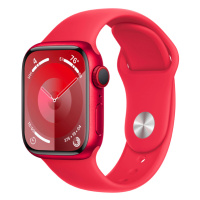 Apple Watch S9 Cellular 41 mm sport band S/M smart hodinky Red