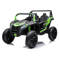 mamido  Elektrické autíčko Buggy UTV Strong 24V nafukovací kola zelené