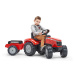 FALK Šlapací traktor Massey Ferguson S8740 - červený