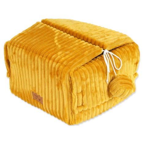 Kukaň pro kočku v hořčicové barvě 40x36 cm Magic Cat Stripe – Plaček Pet Products