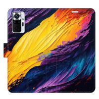 iSaprio flip pouzdro Fire Paint pro Xiaomi Redmi Note 10 Pro