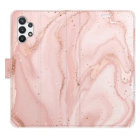 iSaprio flip pouzdro RoseGold Marble pro Samsung Galaxy A32