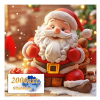 Puzzle Santa Claus 2000 díl. 80x60cm Vánoce Santa Claus č. 1