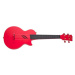 CASCHA HH 2280 Carbon Fibre Ukulele Set Red