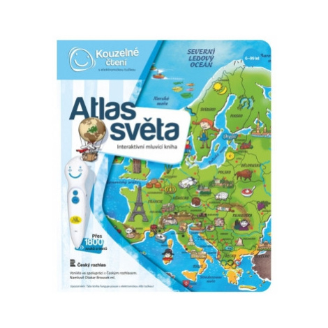 Kouzelné čtení Kniha Atlas světa ALBI