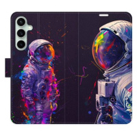 iSaprio Flip pouzdro Neon Astronaut 02 pro Samsung Galaxy S23 FE