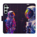 iSaprio Flip pouzdro Neon Astronaut 02 pro Samsung Galaxy S23 FE