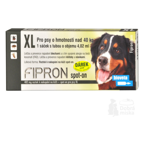 Fipron 402mg Spot-On Dog XL sol 1x4,02ml Bioveta