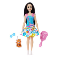 Barbie moje první Barbie panenka - Černovláska s liškou