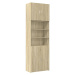 vidaXL Skříň highboard dub sonoma 80 x 42,5 x 249 cm kompozitní dřevo