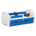 Dětská postel SMILE 140x70 cm - modrá
