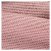Vysoce kvalitní deka v růžové barvě s vaflovou strukturou