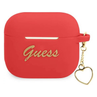 Guess GUA3LSCHSR AirPods PRO  cover red Silicone Charm Heart Collection (GUA3LSCHSR)
