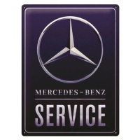 Plechová cedule Mercedes-Benz - Service, (30 x 40 cm)