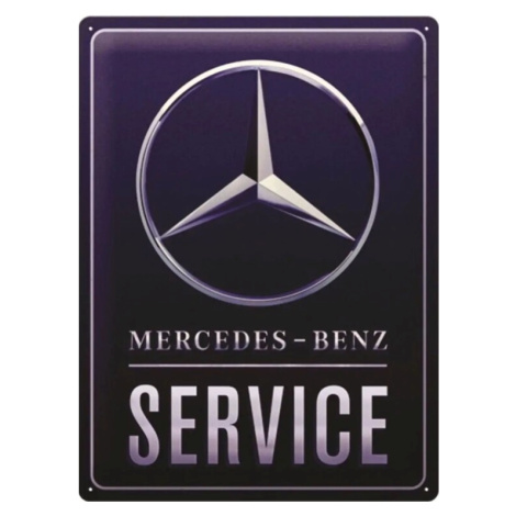 Plechová cedule Mercedes-Benz - Service, (30 x 40 cm) POSTERSHOP