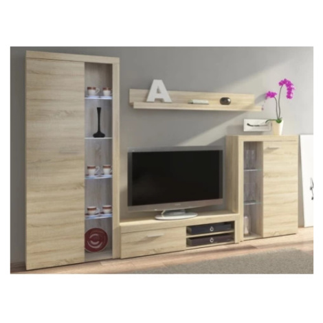 Obývací stěna Rumba, dub sonoma Asko