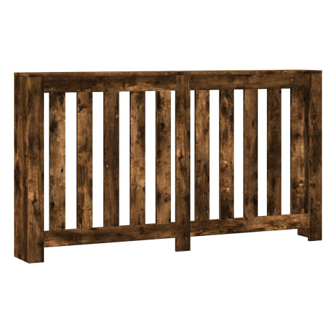 vidaXL Kryt na radiátor kouřový dub 149 x 20 x 82 cm kompozitní dřevo