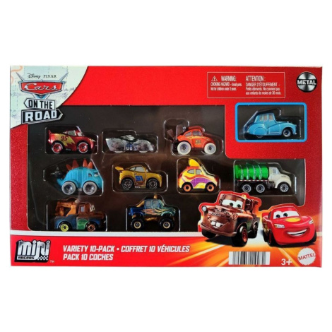 Mattel Cars 3 Mini Auta 10 pack Road Trip Lightning McQueen