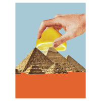 Ilustrace Pyramides of Lemonade, Circular Concepts, (30 x 40 cm)