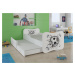 Dětská postel s obrázky - čelo Gonzalo II Rozměr: 160 x 80 cm, Obrázek: Hasiči