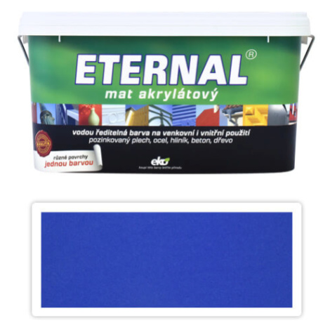 ETERNAL Mat akrylátový - vodou ředitelná barva 5 l Modrá 016