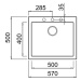 Elleci QUADRA 105 G43 Granitový dřez QUADRA 105  G43