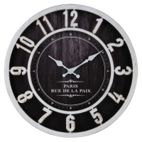 Nástěnné hodiny SACHER černá Ø 40 cm Mybesthome