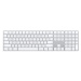 APPLE Magic Keyboard s číselnou klávesnicí - Slovenská - Stříbrná