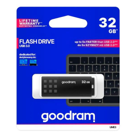 Flash disk GOODRAM USB 3.0 32GB bílo-černý