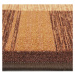 Kusový koberec GENEVE hnědá 67 x 350 cm