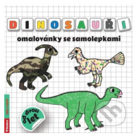 Dinosauři - omalovánky se samolepkami - Radka Kneblová - kniha z kategorie Omalovánky