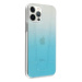 Mercedes MEHCP12LCLGBL hard silikonové pouzdro iPhone 12 Pro MAX 6,7" Blue Transparent Line