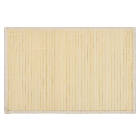 vidaXL 6 ks bambusových prostírání 30 x 45 cm přírodní